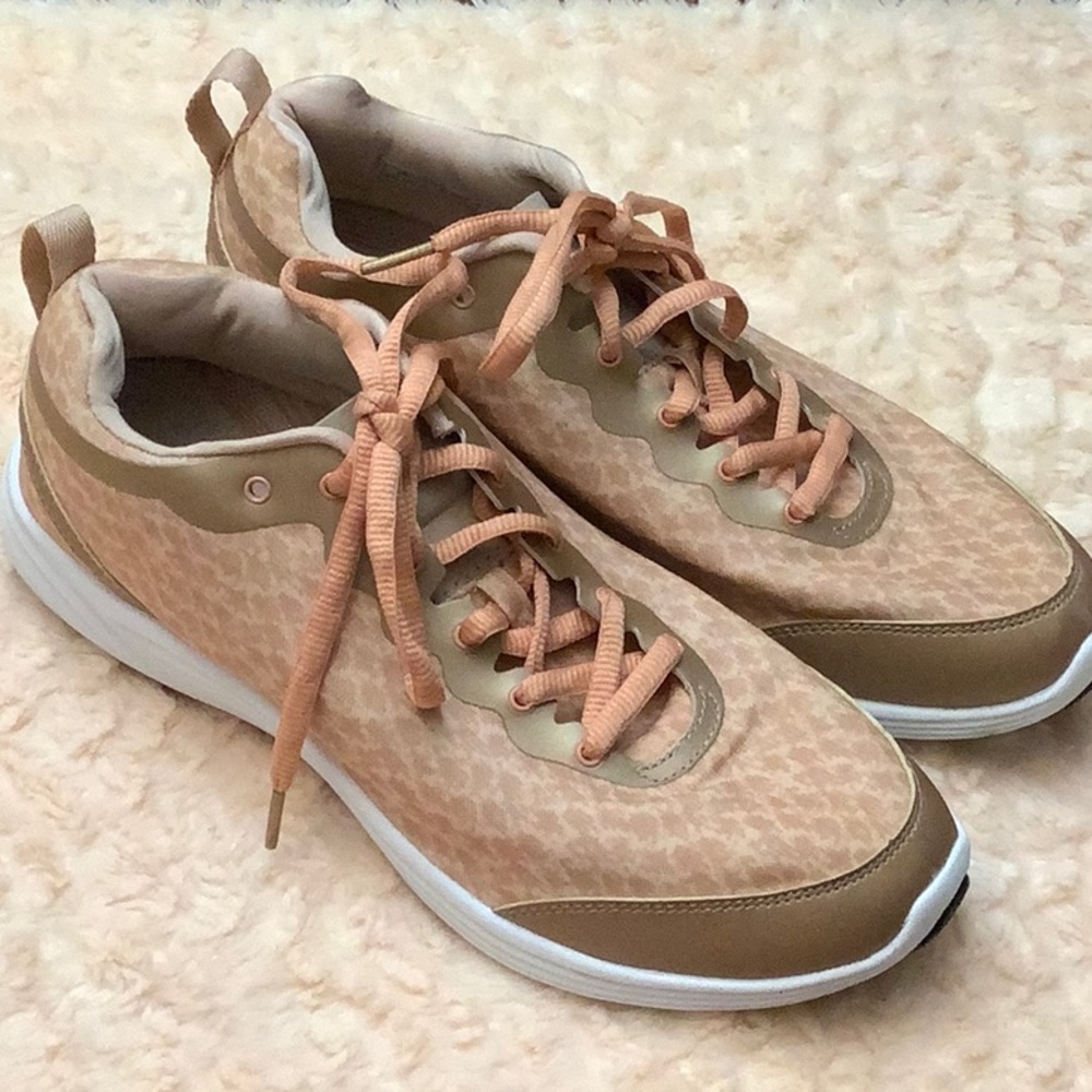 Vionic Running Sneakers Brown Python Orthotic Ins… - image 1